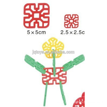 JQ 1014 interlocking Geometric snowflakes building blocks for kids